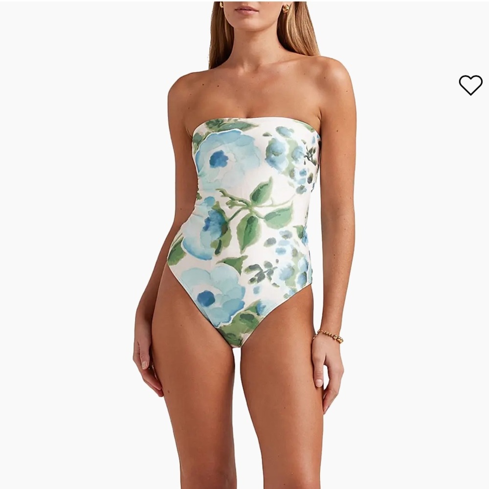 Peony
Floral Strapless One-Piece Swimsuit